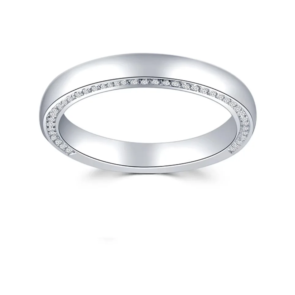 18K白金结婚求婚钻石对戒（男女同款）商品编号：P11430R