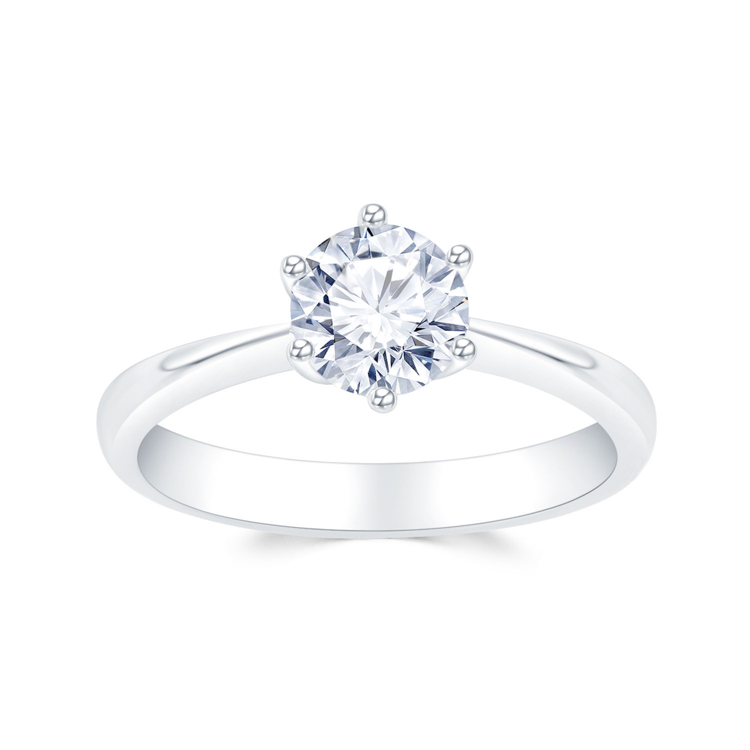 18K金钻石戒指港 度13 商品编号：D00222R