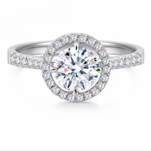 18K白金结婚求婚 钻石戒指70分 VS1/J色 GIA证书 手寸15号 商品编号：L02821R