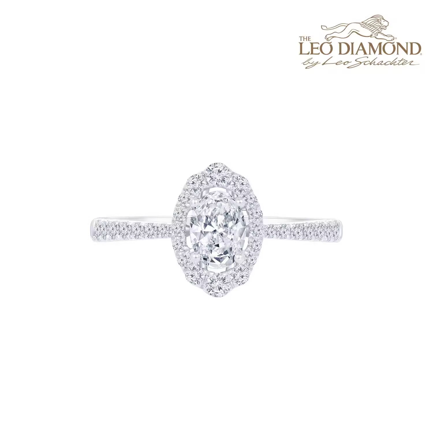 The Leo Diamond 18K金钻石戒指 港寸13 商品编号：L04654R