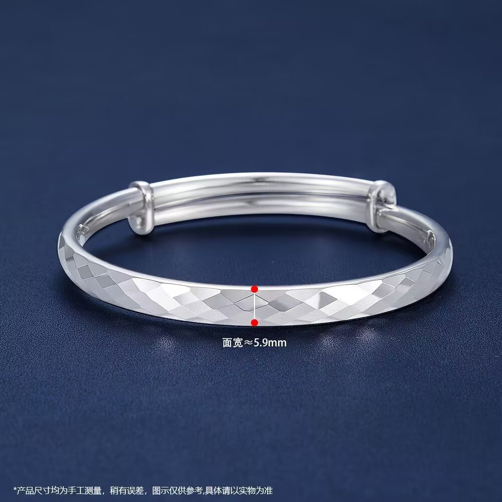 Pt950推拉镯 商品编号：APSZ00242