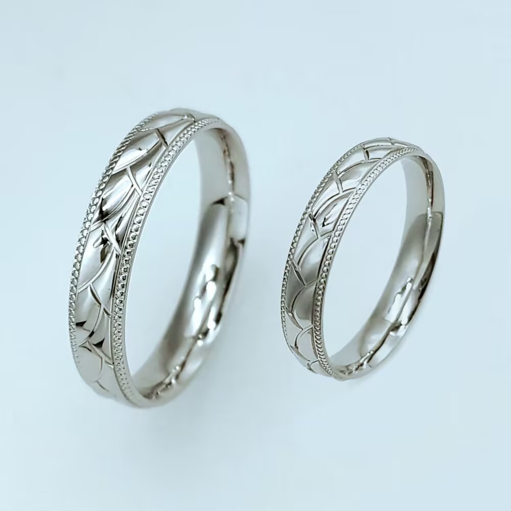 Pt950铂金活口情侣对戒 商品编号：APVZ00577